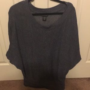 oversized navy blue sweater